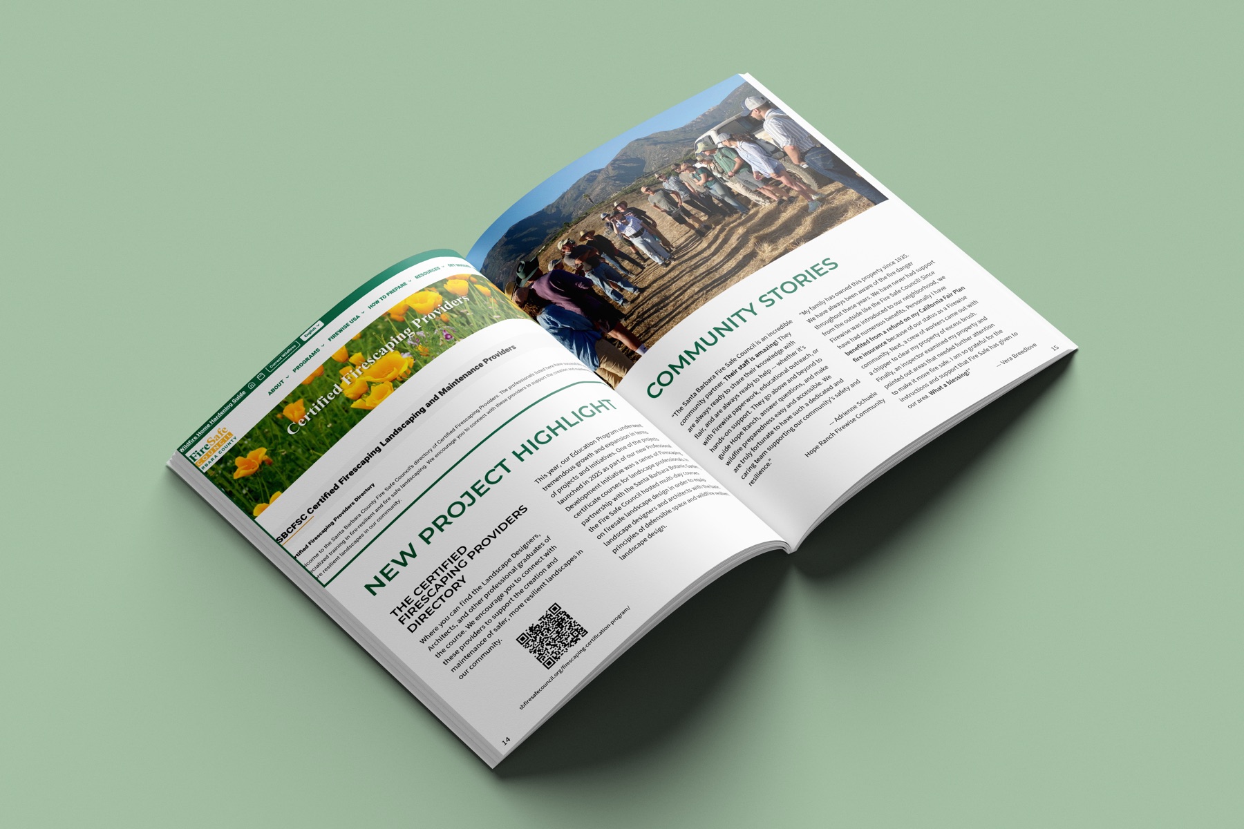 New project highlights and community stories spread
