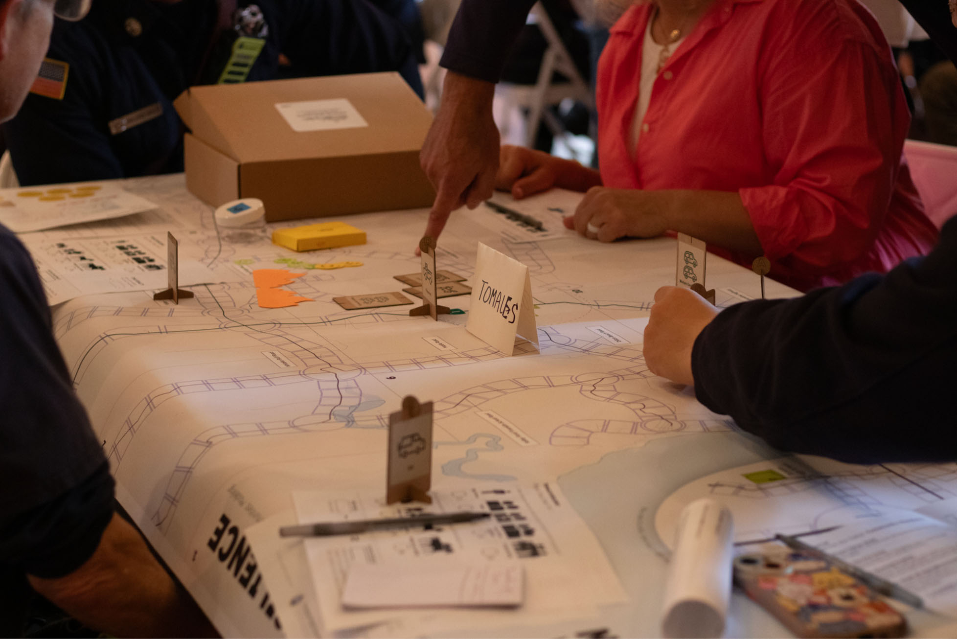 Prototyping Resilience board game and evacuation cornhole prototypes